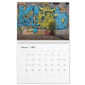 Calendrier Graffiti de création bizarre 2024 (Feb 2026)