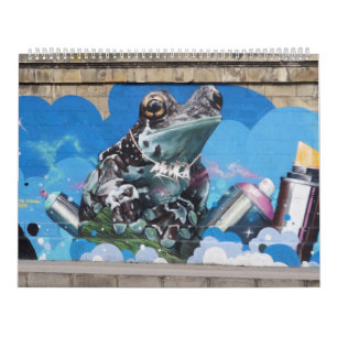 Calendrier Graffiti de création bizarre 2024