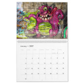 Calendrier Graffiti de création bizarre 2024 (Jan 2027)