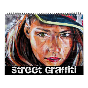 Calendrier graffiti de rue