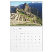 Calendrier Grand Machu Picchu Pérou Pittoresque Wall Calendri (Feb 2027)