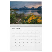 Calendrier Grand Teton National Park Landscape (Mar 2026)