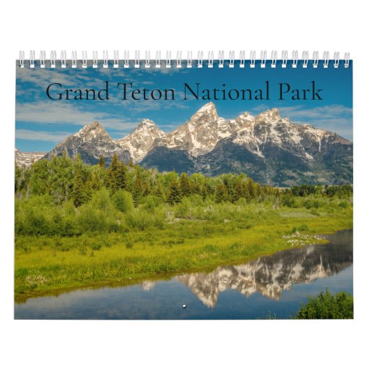 Calendrier Grand Teton National Park Landscape (Protection)