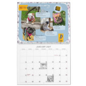 Calendrier GrandCalendrier de deux pages, blanc (Jan 2027)