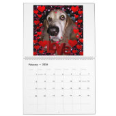 Calendrier GrandCalendrier de deux pages, blanc (Feb 2026)