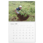 Calendrier GrandCalendrier de deux pages, blanc (Jan 2027)