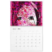 Calendrier GrandCalendrier de deux pages, blanc (Feb 2026)