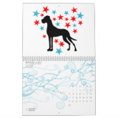Calendrier Grande carte graphique Dane (Feb 2027)