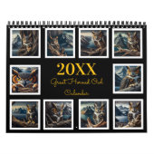 Calendrier Grande Chouette de la Corne Année des Visions de l (Protection)