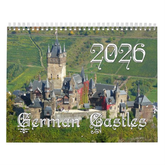 Calendrier Grands châteaux allemands 2026 (Protection)
