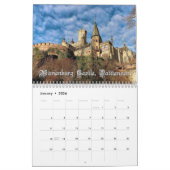 Calendrier Grands châteaux allemands 2026 (Jan 2026)