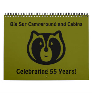 Calendrier Grands terrain de camping et cabines de Sur