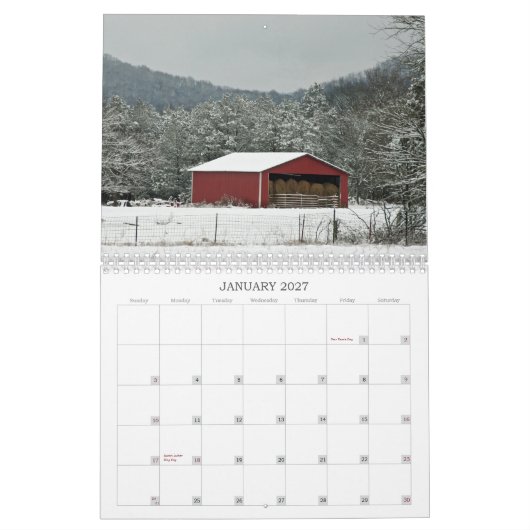CALENDRIER GRANGES (Jan 2027)