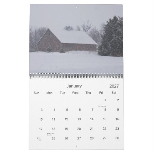 Calendrier Granges 2015 - Collection deux (Jan 2027)