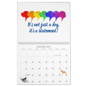 Calendrier graphique du Grand Danois (Jan 2027)