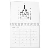 Calendrier Graphique oculaire floue (Mar 2026)