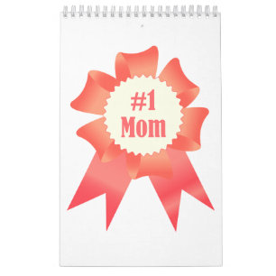 Calendrier Gratitude Numéro Une maman lauréat du prix ruban