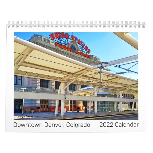 Calendrier Great 2022 Downtown Denver, Co Photo Art Calendrie (Protection)