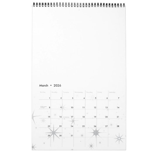 Calendrier Greater is He© - Esp & Eng Calendar (Mar 2026)