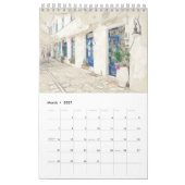 Calendrier grec des croquis 2025 (Mar 2027)