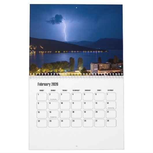 Calendrier Grèce (Feb 2026)