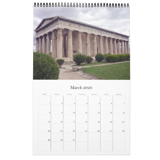 Calendrier grèce d'athènes (Mar 2026)