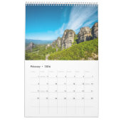 Calendrier Greece 2026 Photo Calendar – Scenic Landscapes (Feb 2026)