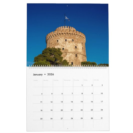 Calendrier Greek Emotions 2026 (Jan 2026)