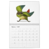 Calendrier Green Cheek Conure Parrot 2021 (Feb 2027)
