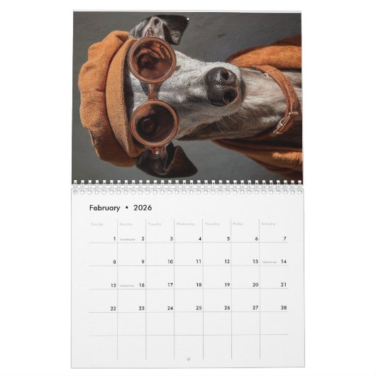 Calendrier Greyhound (Feb 2026)