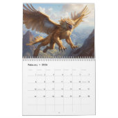 Calendrier Griffin Griffin Imaginaire animal (Feb 2026)
