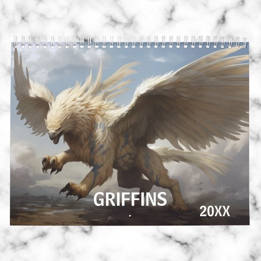 Calendrier Griffin Griffin Imaginaire animal