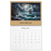 Calendrier Griffons, Dragons et paysages désolés (Feb 2027)