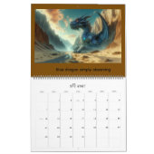 Calendrier Griffons, Dragons et paysages désolés (Mar 2027)