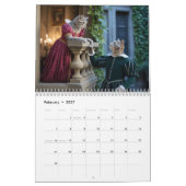 Calendrier Gris Tabby (Feb 2027)