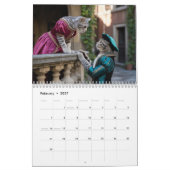 Calendrier Gris Tabby (Feb 2027)