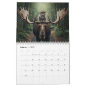 Calendrier Gris Tabby (Feb 2027)