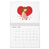 Calendrier Grossesse amoureuse (Feb 2026)