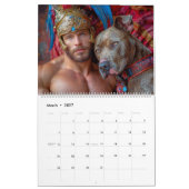 Calendrier Guerriers & Héros de chiens Pitbull (Mar 2027)