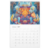 Calendrier Guerriers vikings – Légendes de force et d'acier (Jan 2027)