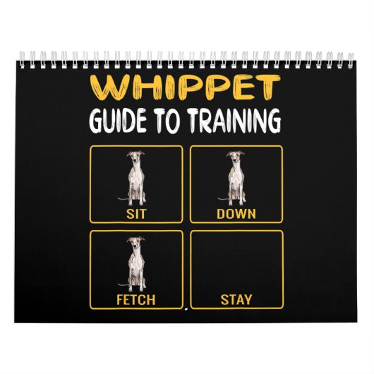 Calendrier Guide Whippet Pour L'Entraînement De L'Obéissance  (Protection)