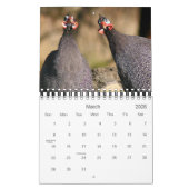 Calendrier Guinée Fowl pour 2012 (Mar 2026)