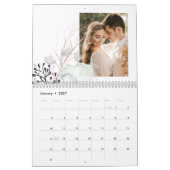 Calendrier Guirlande feuille d'Eucalyptus (Jan 2027)