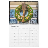 Calendrier Guirlandes de Williamsburg colonial (Jan 2027)