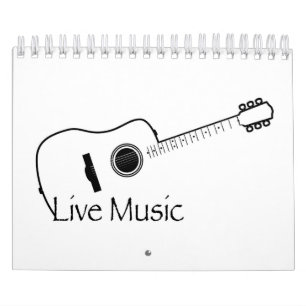 Calendrier Guitare acoustique de musique live