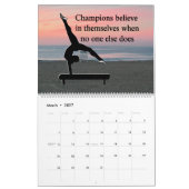 CALENDRIER GYMNASTIQUE INSPIRATIONNEL (Mar 2027)