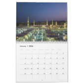 Calendrier Hadj sacré Kaaba à La Mecque avec pèlerinage islam (Jan 2026)