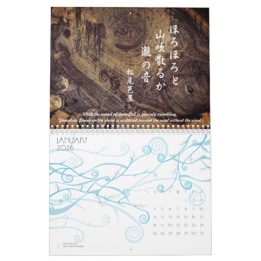 Calendrier Haiku 2 (Jan 2026)