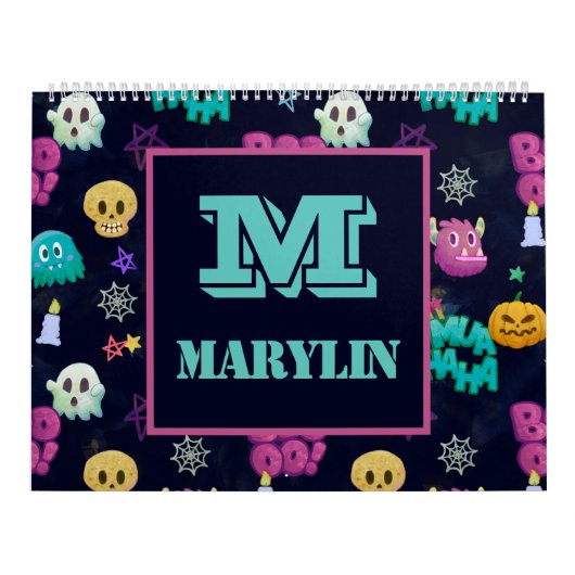 CALENDRIER HALLOWEEN CUT ET DÉPLAISANT RETOUR À L'ÉCOLE (Protection)