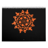 Calendrier Halloween Mandala Spider Witch Ghost Skull (Protection)